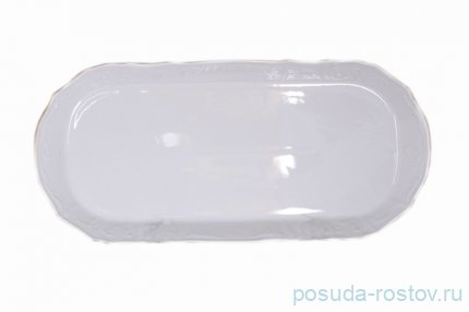 Поднос 37 х 17 см прямоугольный &quot;Бернадотт /Отводка золото&quot; / 006054