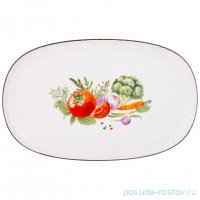 Блюдо 36,5 х 23,1 х 2,3 см овальное &quot;Kitchen passions&quot;  / 332283