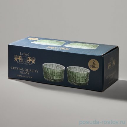 Набор салатников 10,6 х 10,5 х 5,8 см 2 шт &quot;Tempo green&quot; / 374282