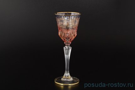 Рюмки для водки 80 мл 6 шт &quot;Timon /Адажио красный с золотом&quot; / 108611