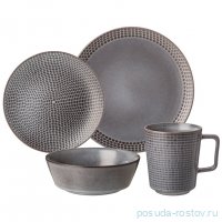 Набор посуды на 4 персоны 16 предметов &quot;Graphite&quot; / 338544