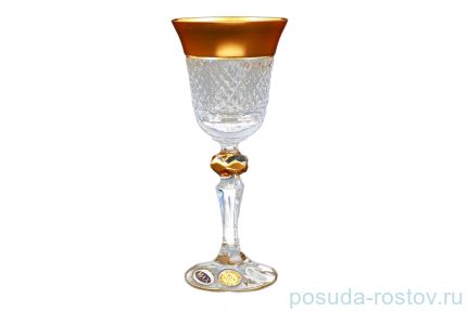 Рюмки для водки 60 мл 6 шт &quot;Хрусталь /Матовое золото&quot; / 120072