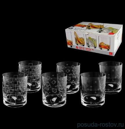Стаканы для виски 390 мл 6 шт 3х2 &quot;Гранд микc&quot; / 084490