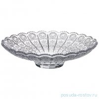 Блюдо 27,2 х 27,2 х 6,8 см круглое н/н &quot;muza crystal /резная&quot; / 339289