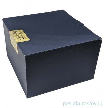 Ваза для фруктов 33 см н/н &quot;Метрополитэн /Матовая полоса /золото&quot; AS Crystal / 337545