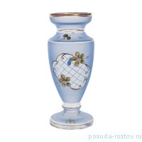 Ваза для цветов 30 см матово-голубая &quot;Лепка&quot; / 169627