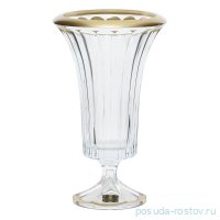Ваза для цветов 40 см н/н &quot;Дожа /Матовое золото&quot; AS Crystal  / 328734