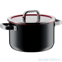 Кастрюля 24 см с крышкой &quot;Functional Black&quot; / 333419