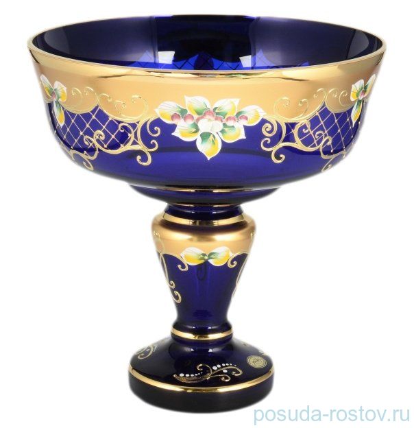 Фруктовница 26 см н/н "Лепка синяя" И-В / 099963