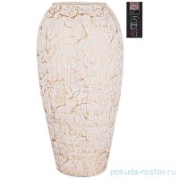 Ваза для цветов 37 см &quot;Fidelis tailor gold white&quot; / 288717