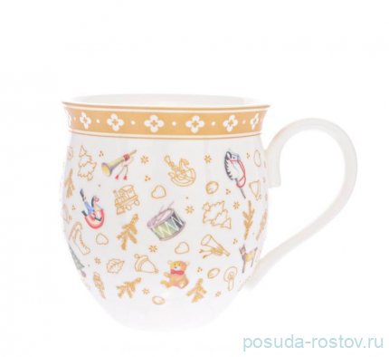 Кружка 440 мл &quot;Christmas world /Toys yellow&quot; / 273744