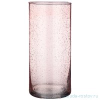 Ваза для цветов 26 см &quot;Cilindro rose drops&quot; / 269735