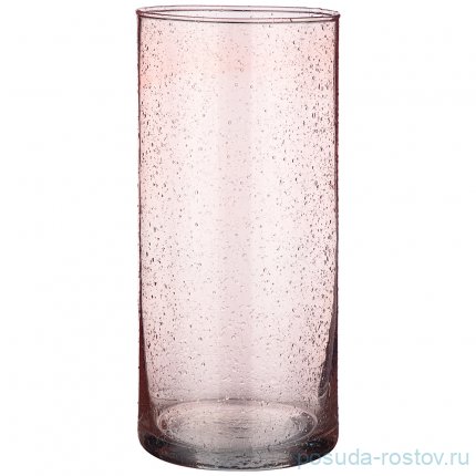 Ваза для цветов 26 см &quot;Cilindro rose drops&quot; / 269735