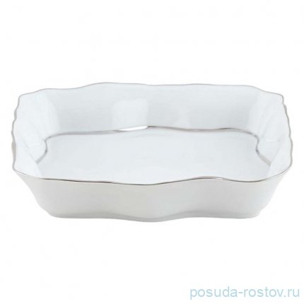 Салатник 18 см квадратный &quot;Престиж /Marquise Platinum&quot; / 336025