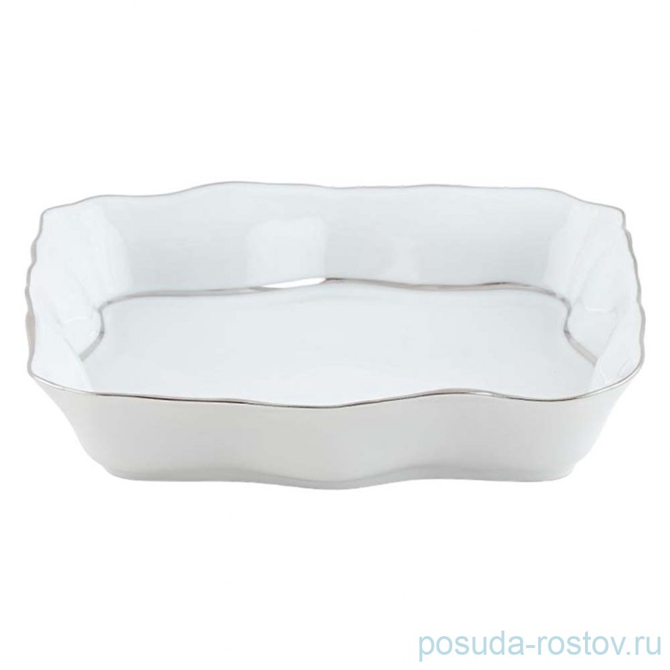 Салатник 18 см квадратный "Престиж /Marquise Platinum" / 336025