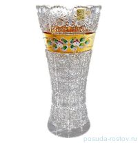 Ваза для цветов 25,5 см &quot;Хрусталь с золотом&quot; / 033523