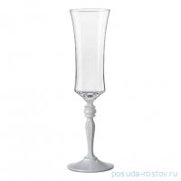 Бокалы для шампанского 190 мл 6 шт &quot;Грация /Porcelain&quot; белая ножка / 351855
