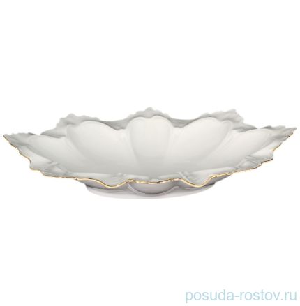 Блюдо 34 см овальное (глубокое) для хлеба &quot;Корона /Отводка золото&quot; / 088781