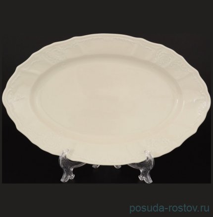 Блюдо 34 см овальное &quot;Бернадотт /Без декора /СК&quot; / 097785
