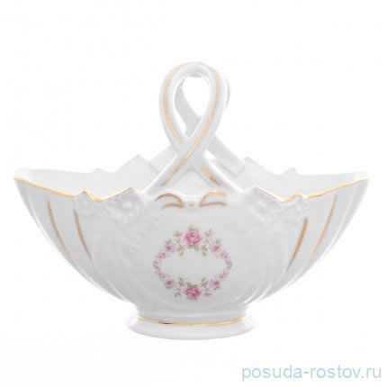 Корзинка 18 см &quot;Соната /Розовый цветок&quot; / 159157