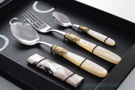 Столовые приборы 18 предметов &quot;Ischia Antique Gold /Shampagne Steel&quot; / 114532