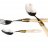Столовые приборы 18 предметов &quot;Ischia Antique Gold /Shampagne Steel&quot; / 114532