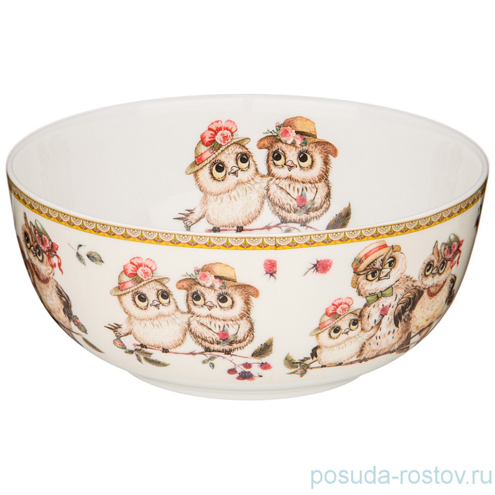 Салатник 15 см "Owls party" / 252058