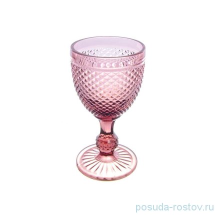 Бокал для сока 1 шт &quot;Royal Classics /Мелкий ромб /розовый&quot; / 272685
