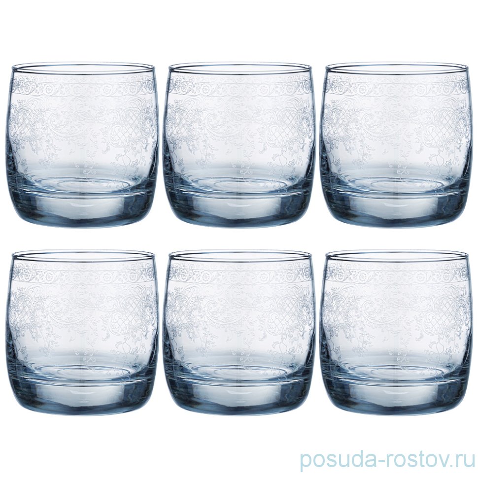 Стаканы для виски 310 мл 6 шт "Light blue /Ренесанс" / 263434
