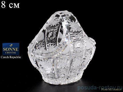 Корзинка 8 см &quot;S.Crystal /Хрусталь резной&quot; / 060318