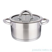 Кастрюля 18 х 10,5 см со стеклянной крышкой 2,5 л &quot;Midnight&quot; / 253971