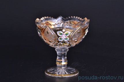Вазочка 10 см н/н &quot;Хрусталь с золотом&quot; / 011507