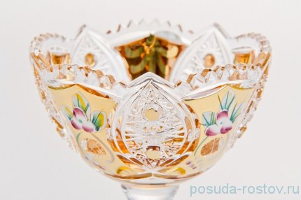 Вазочка 10 см н/н &quot;Хрусталь с золотом&quot; / 011507