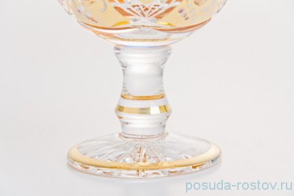 Вазочка 10 см н/н &quot;Хрусталь с золотом&quot; / 011507