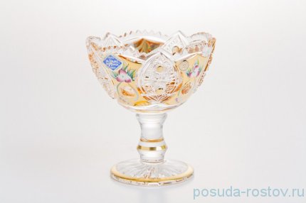 Вазочка 10 см н/н &quot;Хрусталь с золотом&quot; / 011507