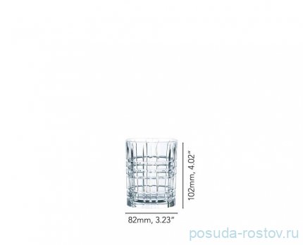 Стаканы для виски 345 мл 4 шт &quot;Square&quot; / 300129