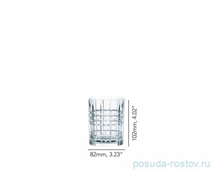 Стаканы для виски 345 мл 4 шт &quot;Square&quot; / 300129