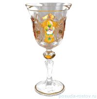 Бокалы для белого вина 170 мл 6 шт &quot;Лаура /Хрусталь с золотом&quot; / 042653