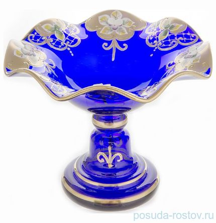 Конфетница 18 см н/н волна &quot;Лепка синяя&quot; / 069771