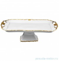 Поднос 45 х 25 см прямоугольный н/н &quot;Корона /Престиж /золото&quot; / 165456