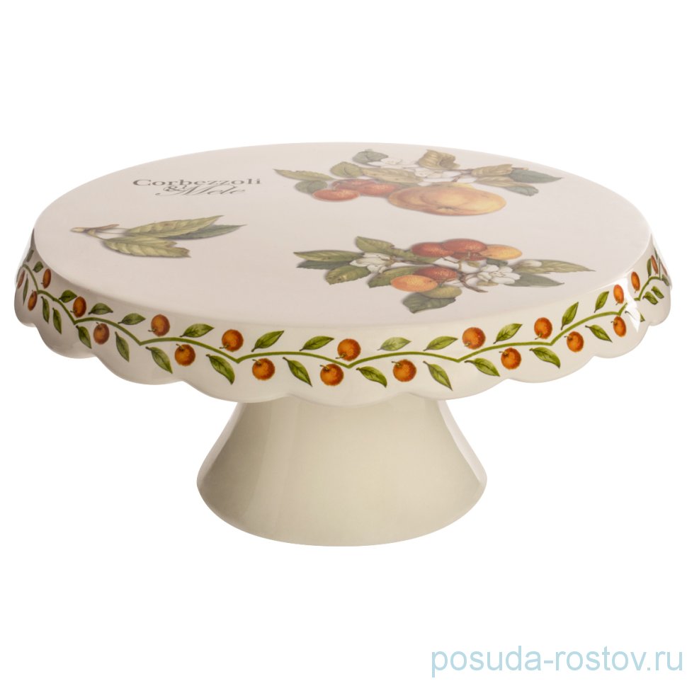 Тортница 32 см н/н "Artigianato ceramico /Груша" / 223873