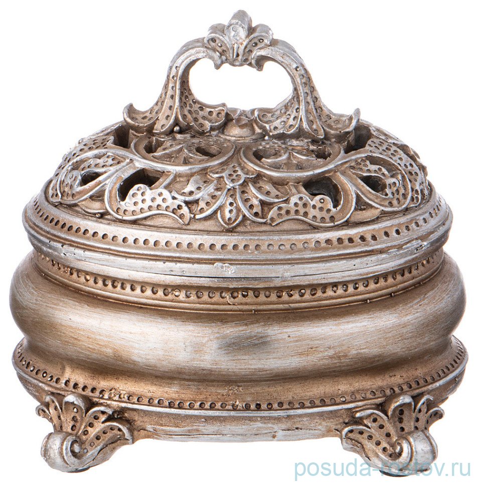 Шкатулка 13,5 х 10,7 х 12,6 см "Рококо" / 313476