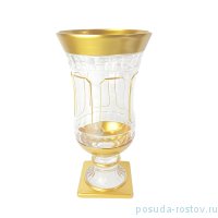 Ваза для цветов 19 х 36 см н/н большая &quot;Safir /Золото&quot; / 257474