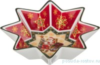Салатник 25,5 см Звезда &quot;Christmas Collection /Санта-Клаус&quot; / 192328