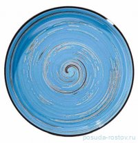 Тарелка 28 см голубая &quot;Spiral&quot;   / 327587