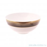 Набор салатников 21 см 6 шт &quot;Deluxe shape /Rio black gold&quot; / 340673