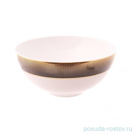 Набор салатников 21 см 6 шт &quot;Deluxe shape /Rio black gold&quot; / 340673