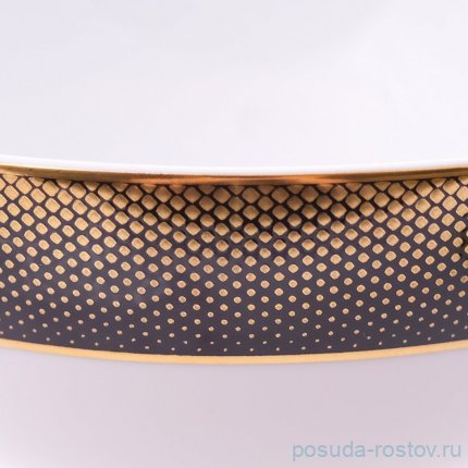 Набор салатников 21 см 6 шт &quot;Deluxe shape /Rio black gold&quot; / 340673