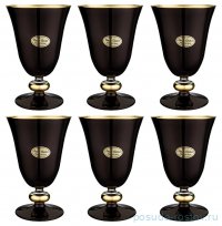 Бокалы для красного вина 280 мл 6 шт &quot;София /Black chic&quot; / 329056