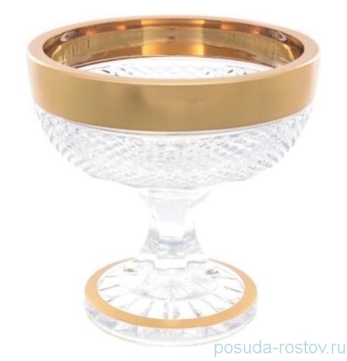 Конфетница 11,6 см н/н "Bohemia gold /Матовое золото" / 143926